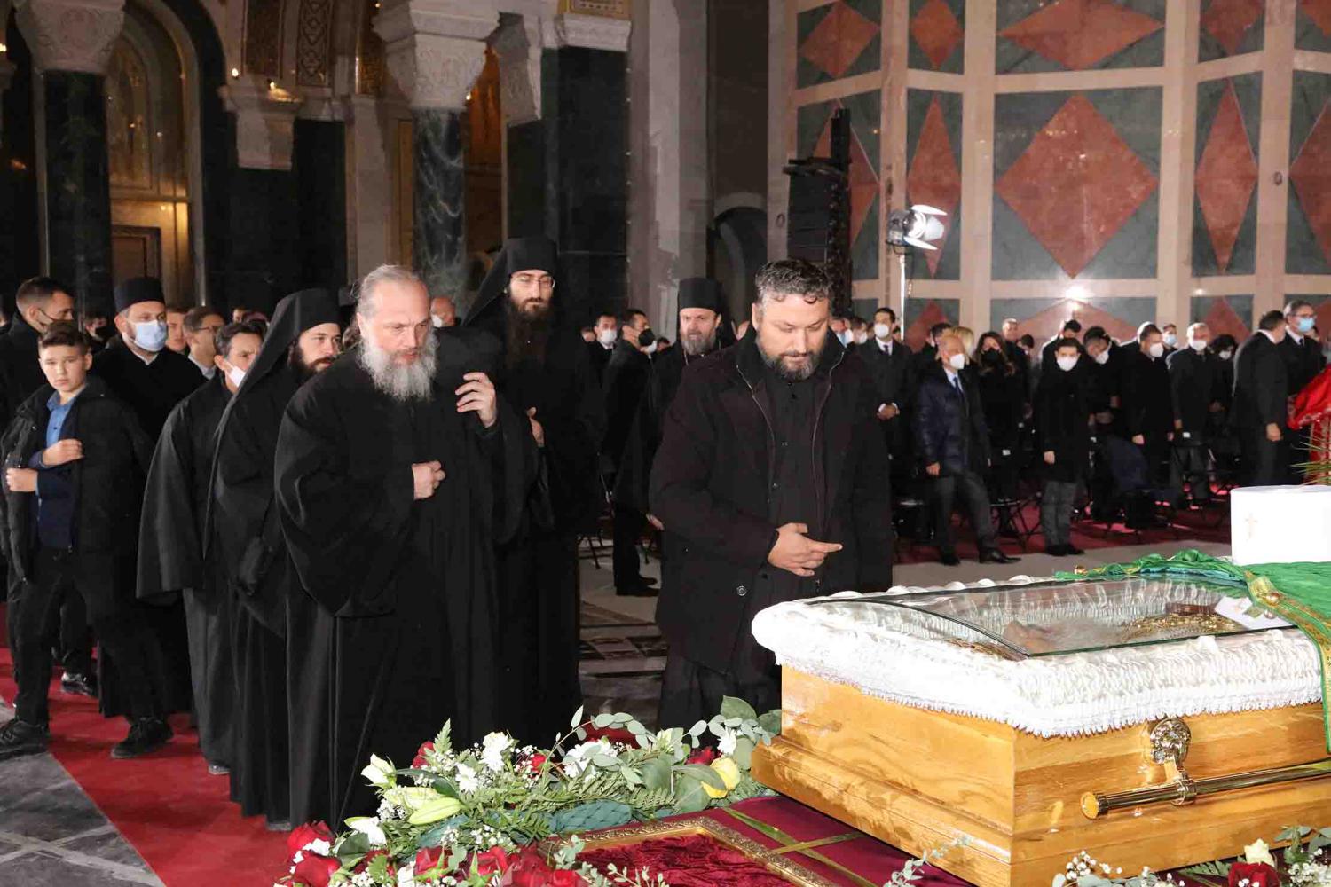 Похороны Патриарха Иринея сербского