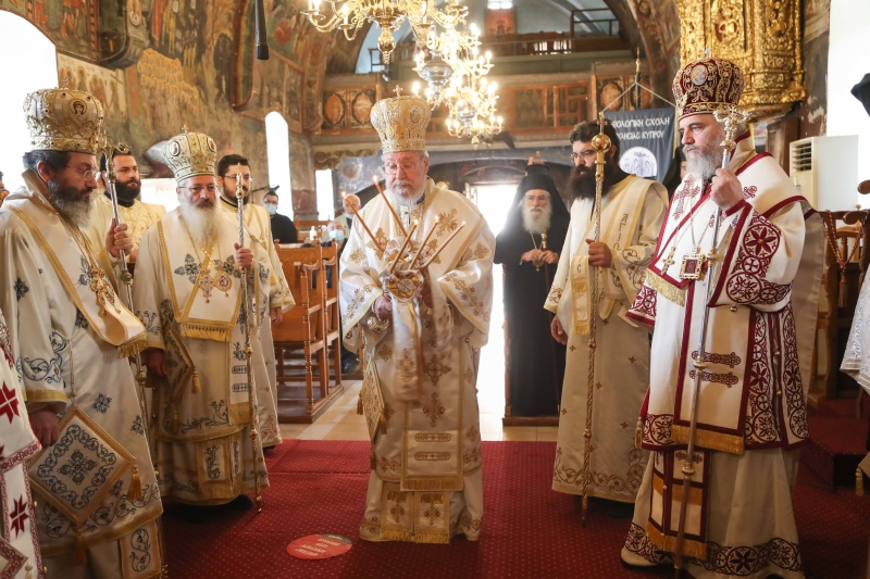 Archbishop of Cyprus celebrated his name day
