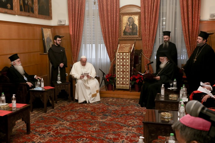 archbishop ieronymos of greece pope francis