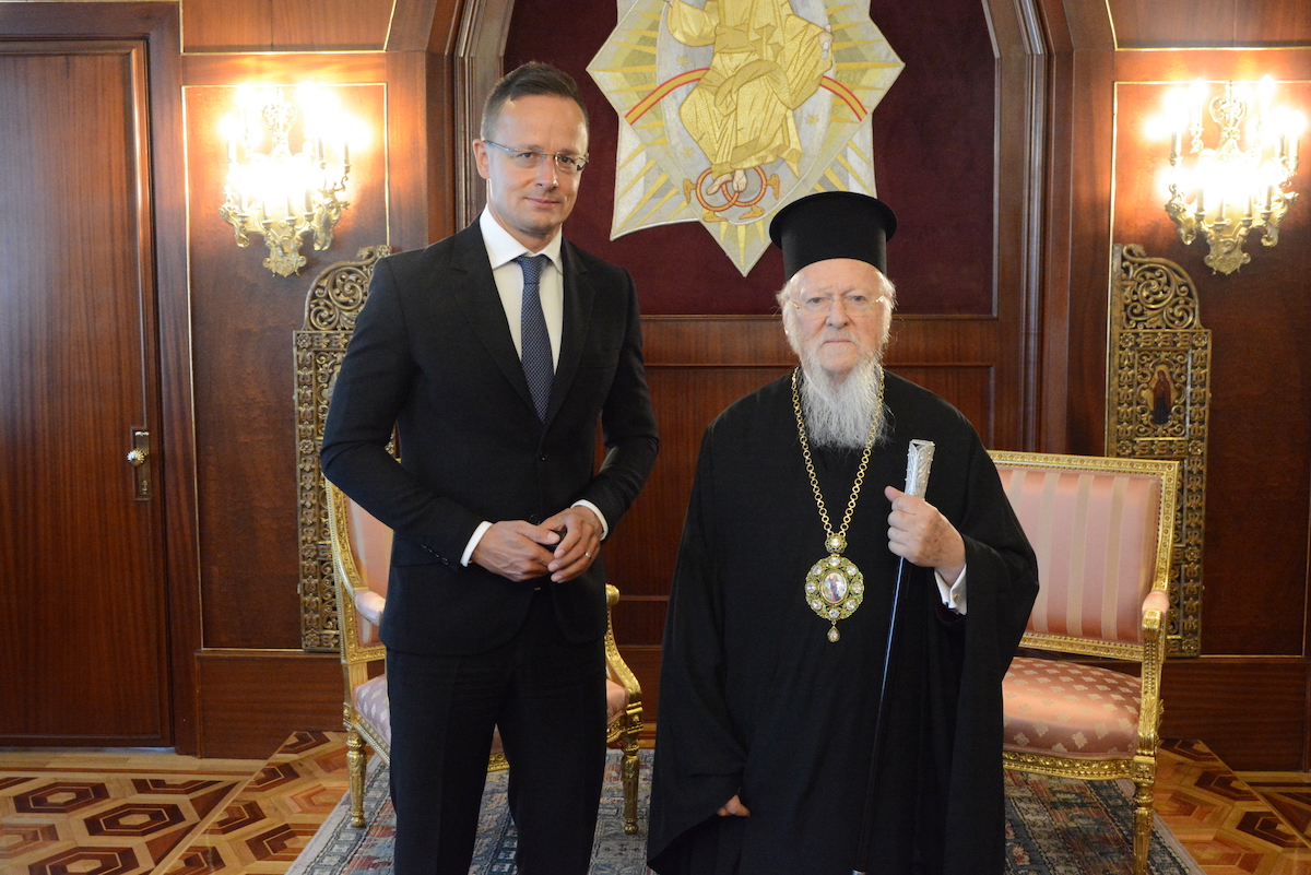 Magyarország külgazdasági és külügyminisztere az Ökumenikus Patriarchátusban