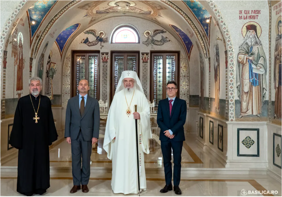 Patriarhul României s-a întâlnit cu noul ambasador al Italiei în România