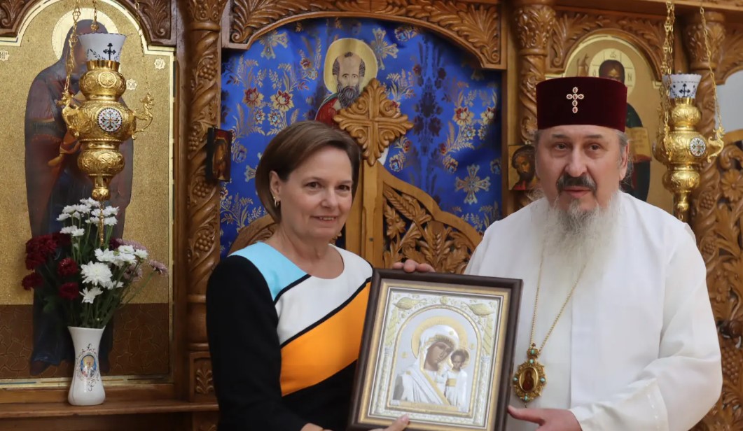 Principesa Sofia a României a vizitat Mitropolitul Basarabiei